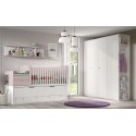 Chambre bébé évolutive avec lit gigogne F313 - GLICERIO