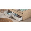 Chambre enfant avec lit gigogne & bibliothèque J02 - EXOJO