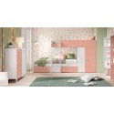 Chambre enfant avec lit superposé J05 - EXOJO