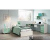 Chambre enfant bicolore avec bureau  J20 - EXOJO