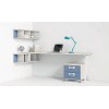 Bureau de 202 cm avec bas 4 tiroirs Z05 - EXOJO