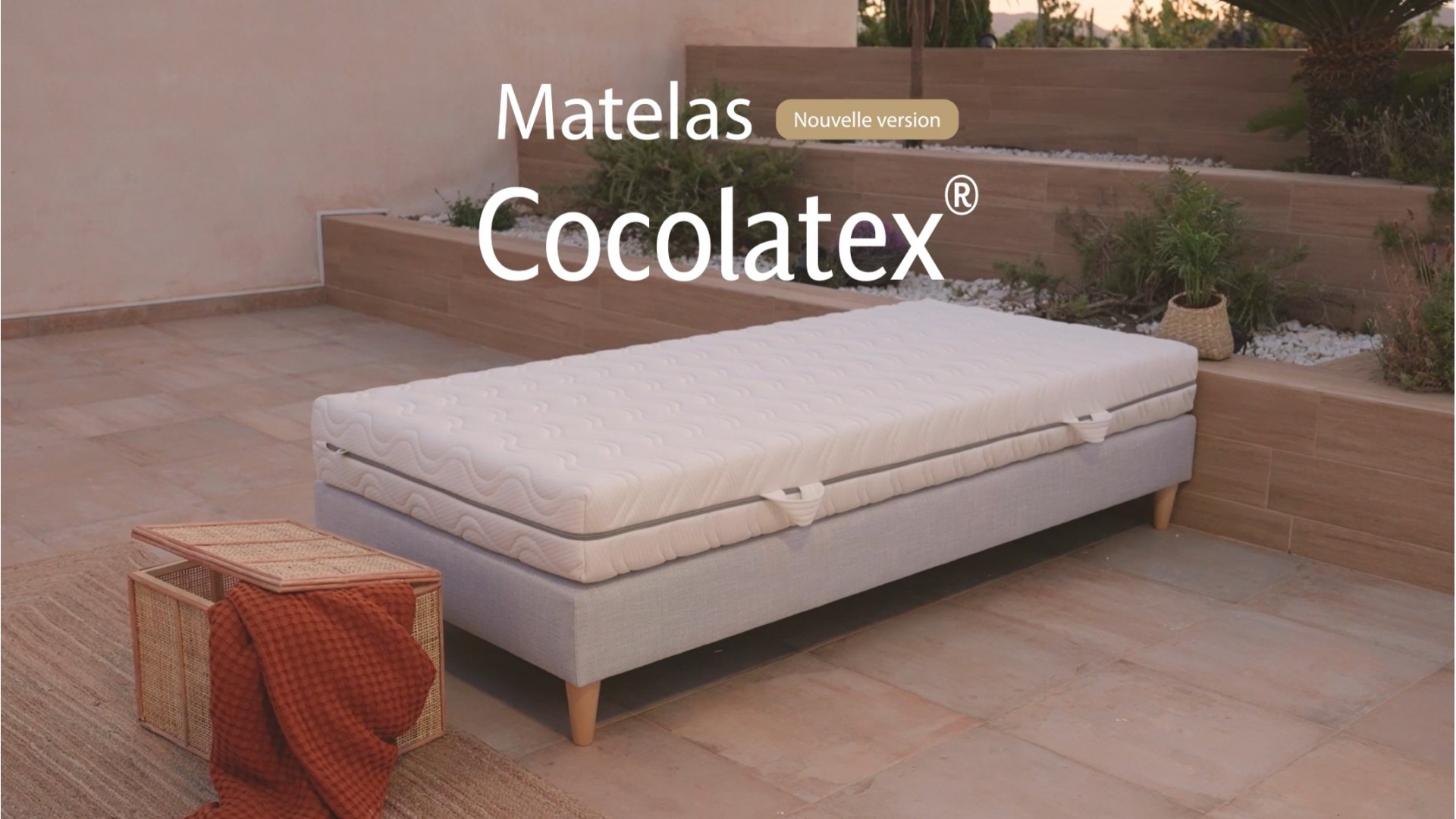 Matelas enfant mousse COCO LATEX 90 x 200 cm innovant - SO NUIT