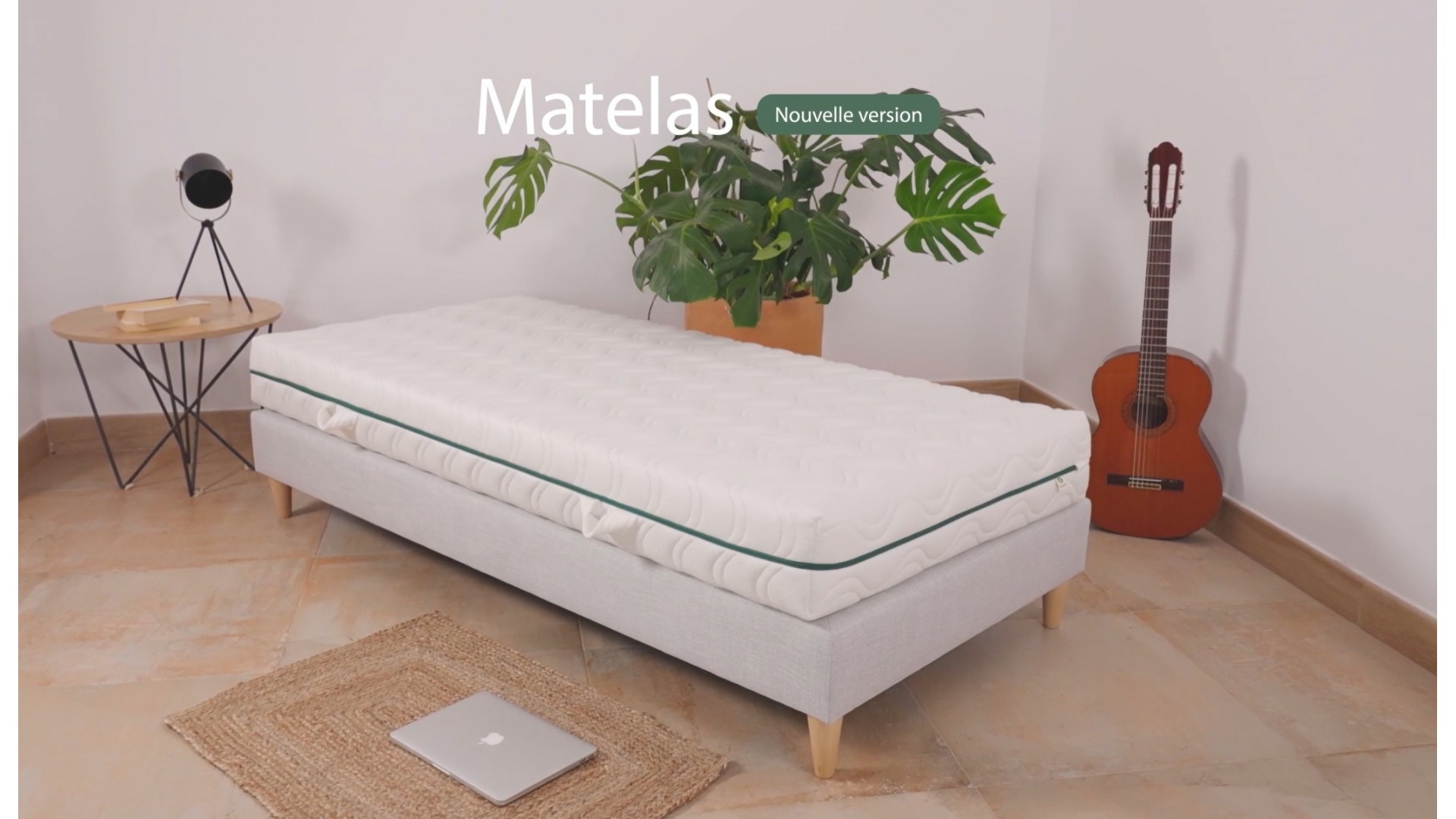 Matelas enfant NATURA naturel et sain âme en fibres de coco - SO NUIT