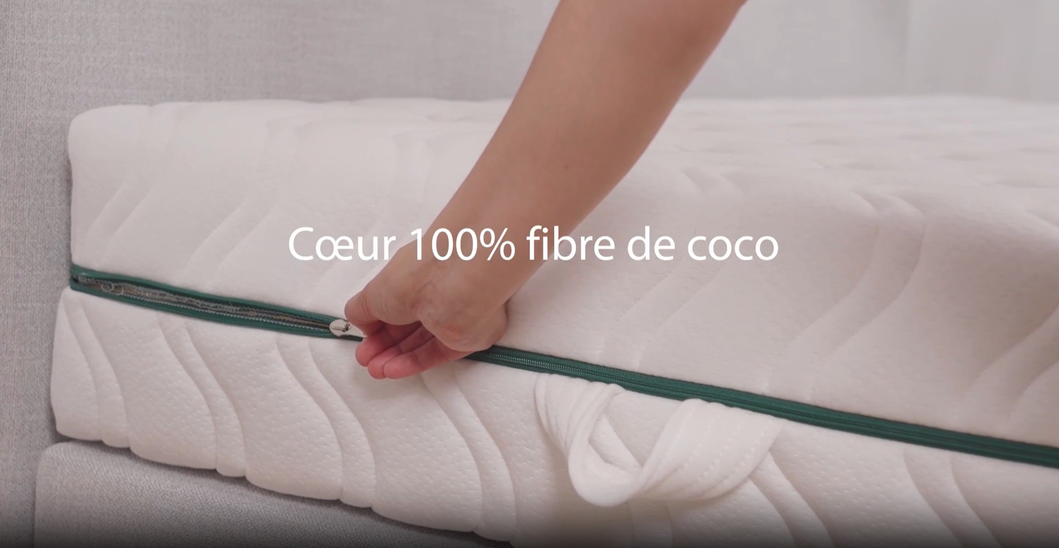 Matelas en Fibres de Coco et Latex Naturel pour Enfant