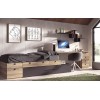 Chambre ado avec lit gigogne et bureau F153 - GLICERIO EVOLUTION