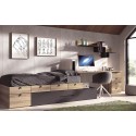 Chambre ado avec lit gigogne et bureau F153 - GLICERIO EVOLUTION