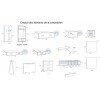 Chambre enfant avec lit gigogne F113 - GLICERIO EVOLUTION