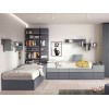 Chambre enfant avec lit gigogne F113 - GLICERIO EVOLUTION