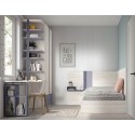 Chambre enfant avec lit et tête de lit en angle F303 - GLICERIO EVOLUTION