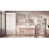 Chambre enfant fille avec lit escamotable bureau F257 - GLICERIO EVOLUTION