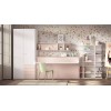 Chambre enfant fille avec lit escamotable bureau F257 - GLICERIO EVOLUTION