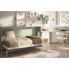 Chambre enfant avec lit escamotable et bureau d'angle F258