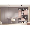 Lit escamotable vertical avec bureau F263 - GLICERIO EVOLUTION