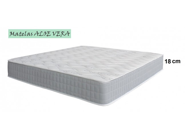 Matelas Enfant / Ado Mousse ALOE VERA 90 x 190 et 90 x 200 cm Epaisseur 18 cm