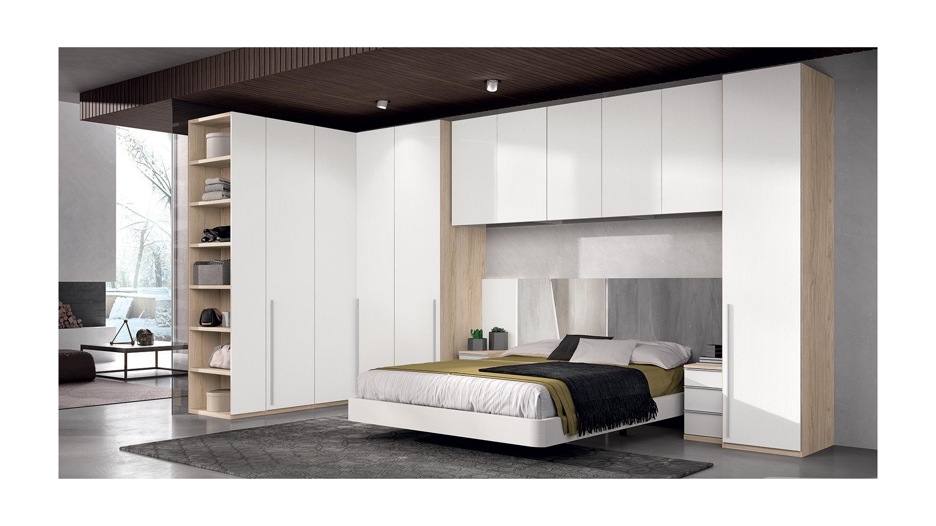 Chambre adulte complète PERSONNALISABLE COSMO 17 - GLICERIO