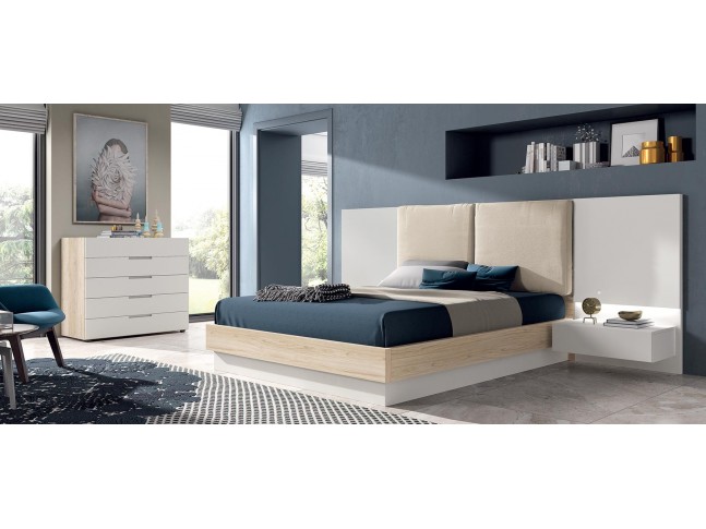 Chambre ado avec lit double 140 x 190 cm - GLICERIO - SO NUIT