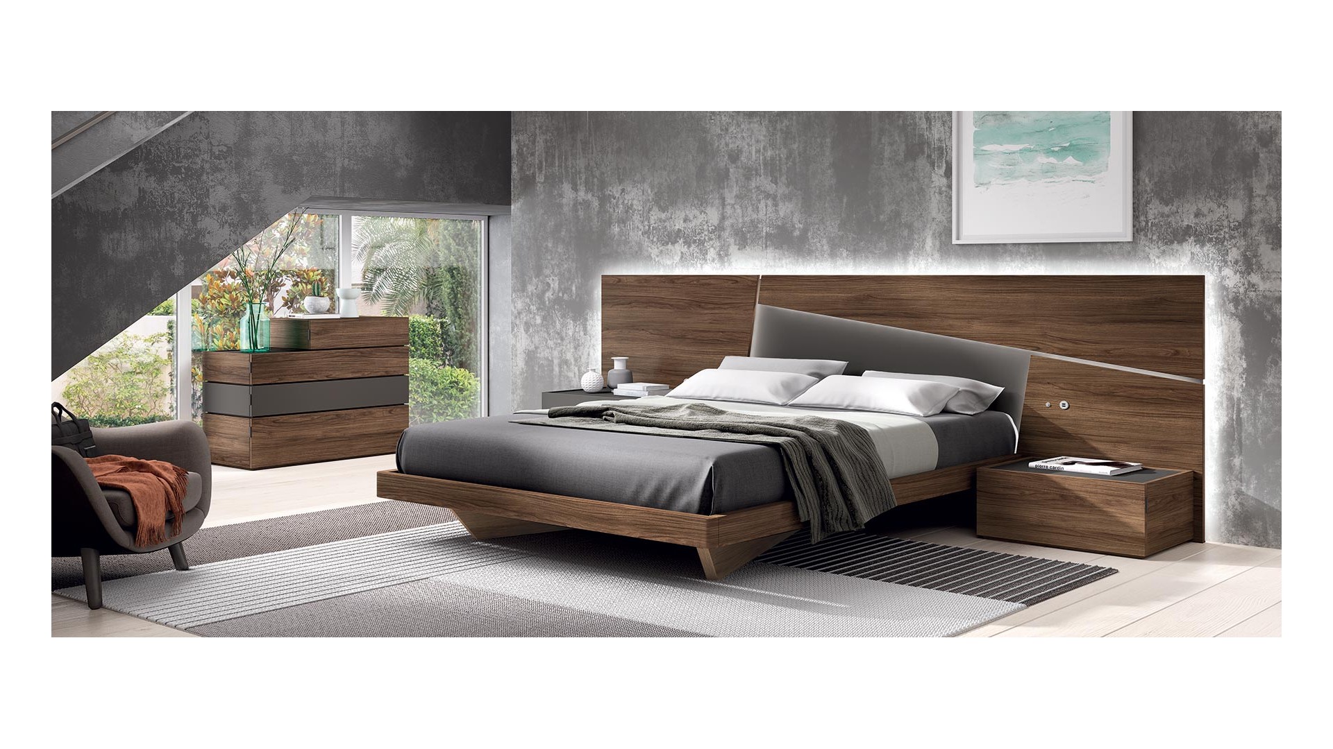 Chambre à coucher adulte PERSONNALISABLE COSMO 19 - GLICERIO