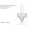 Suspension design NEST Diametre 85 - 40 - 22 cm - SELENE 