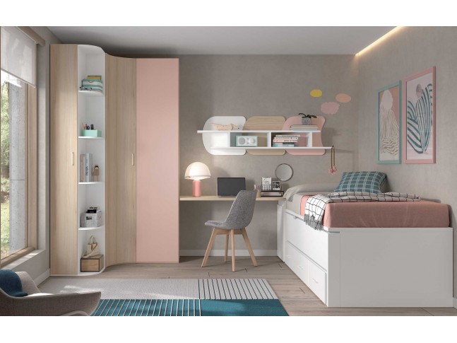 Chambre enfant complète W002 - GLICERIO