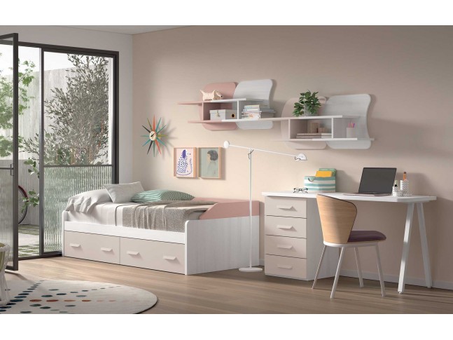 Chambre enfant fille W017 - GLICERIO