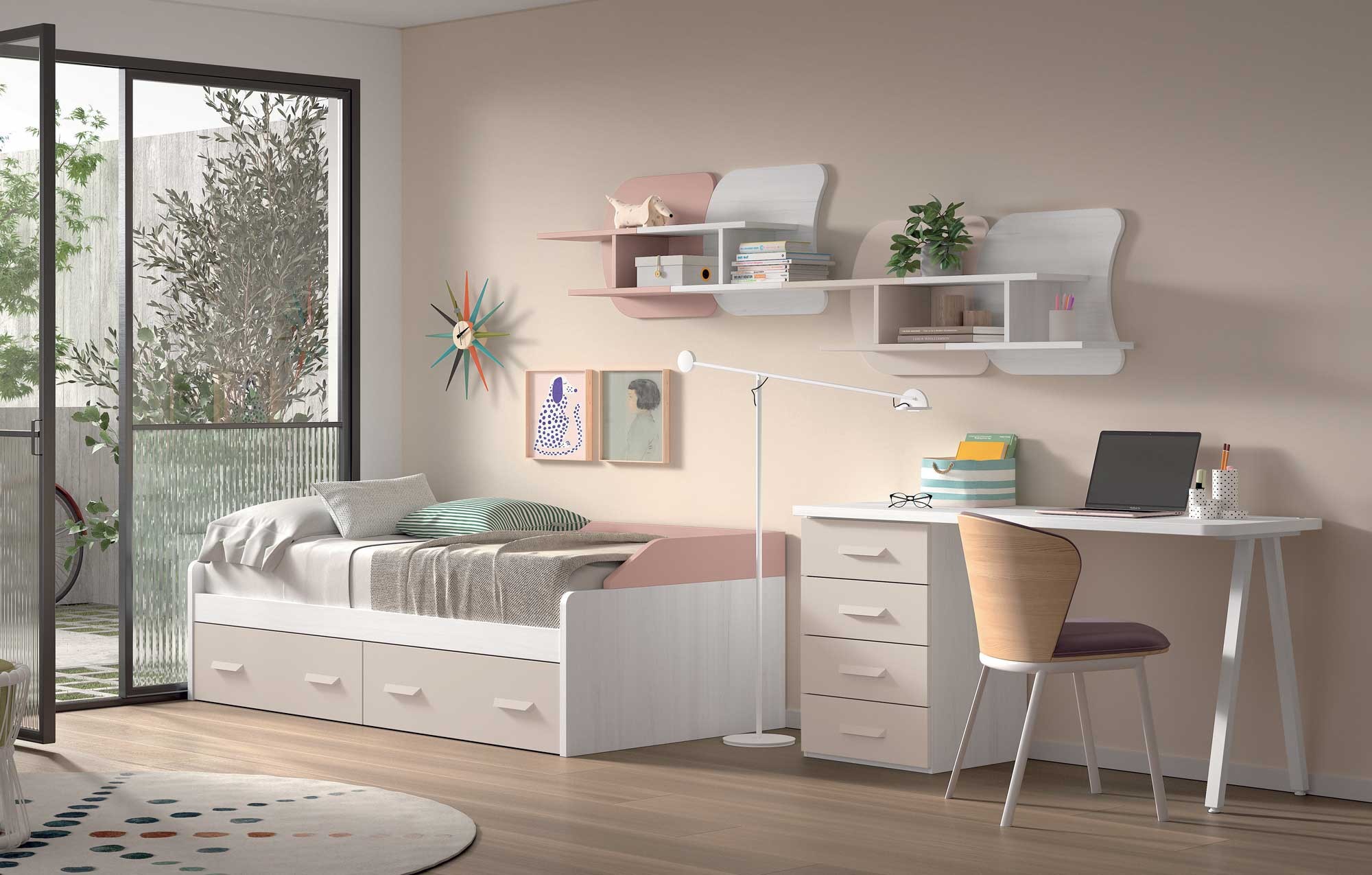 Chambre enfant fille moderne et tendance - GLICERIO - SO NUIT