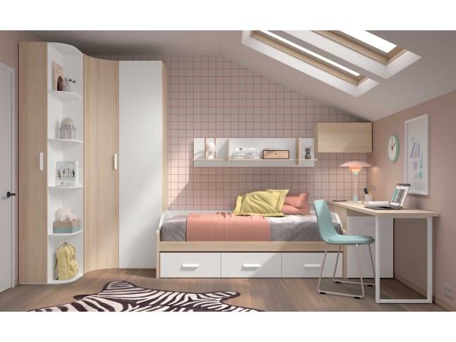 Chambre enfant mixte W018 - GLICERIO