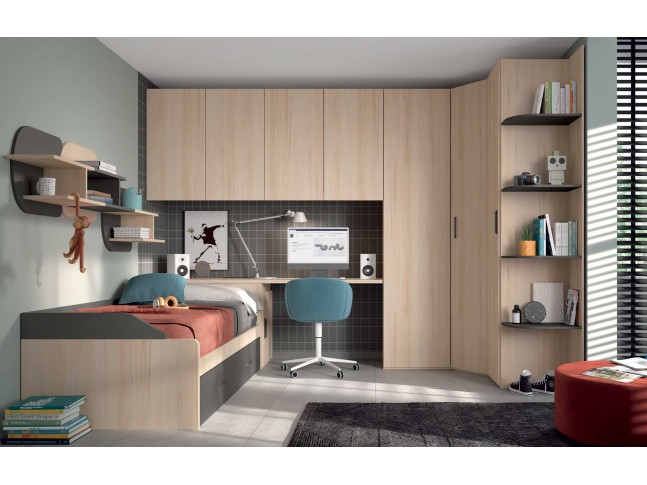 Chambre enfant mixte W020 - GLICERIO