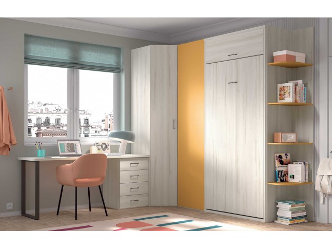 Chambre avec lit escamotable vertical W025 - GLICERIO