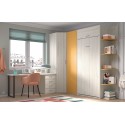 Chambre avec lit escamotable vertical W025 - GLICERIO