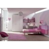 Chambre enfant PERSONNALISABLE KC29 avec lit simple - MORETTI COMPACT