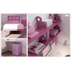 Chambre enfant PERSONNALISABLE KC29 avec lit simple - MORETTI COMPACT