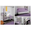 Chambre enfant PERSONNALISABLE KP21 lit canapé et lit gigogne - MORETTI COMPACT