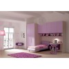 Chambre enfant PERSONNALISABLE KP28 lit simple rembourré - MORETTI COMPACT