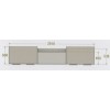 Armoire dressing PERSONNALISABLE AM16 avec portes pliantes - MORETTI COMPACT