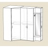 Chambre enfant PERSONNALISABLE KC20 avec lit surélevé à tiroirs - MORETTI COMPACT