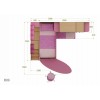 Chambre enfant PERSONNALISABLE KS16 lits superposés en mezzanine - MORETTI COMPACT