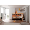Chambre enfant PERSONNALISABLE KS19 lits superposés en mezzanine - MORETTI COMPACT