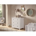 Commode chambre fillette EMILIE 3 tiroirs - SONUIT