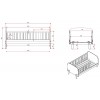 Lit 70x140 cm pour jeune enfant COPENHAGUE - SONUIT