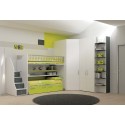 Chambre enfant PERSONNALISABLE KS32 lits superposés ultra-compact - MORETTI COMPACT