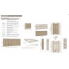 Chambre adulte complète PERSONNALISABLE COSMO 17 - GLICERIO