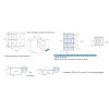 Bibliothèque avec bureau pivotant / rabattable F803 - GLICERIO EVOLUTION