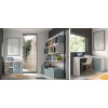 Bibliothèque avec bureau pivotant / rabattable F803 - GLICERIO EVOLUTION