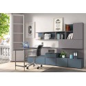 Bibliothèque avec bureau F805 - GLICERIO EVOLUTION