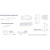 Bibliothèque avec bureau F805 - GLICERIO EVOLUTION