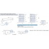 Bibliothèque avec bureau suspendu F806 - GLICERIO EVOLUTION