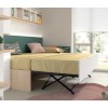 Chambre lit simple 90x190 cm transformable en lit double 180x190 cm PERSONNALISABLE AD050 - GLICERIO ADVANCE