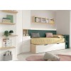 Chambre enfant moderne avec lit gigogne PERSONNALISABLE AD050 - GLICERIO ADVANCE