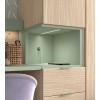 Lit coffre relevable chambre PERSONNALISABLE AD055 - GLICERIO ADVANCE