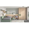 Lit coffre relevable chambre PERSONNALISABLE AD055 - GLICERIO ADVANCE